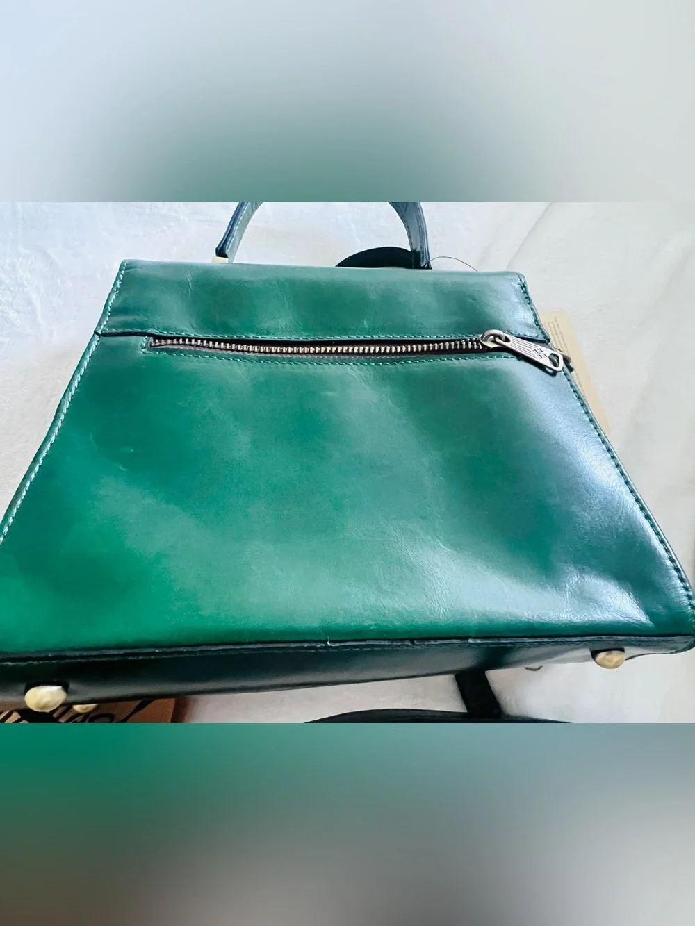 Patricia Nash green Leather Crossbody Handbag